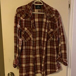 Men's Plaid Casual Button Down Shirt